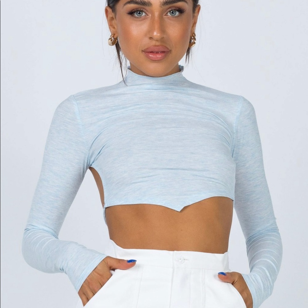 PRINCESS POLLY. Indiana top blue